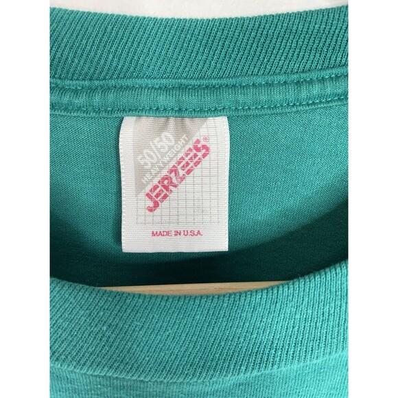Vintage Okoboji IA Graphic T-Shirt, XL, Teal, Jerzees, - Picture 3 of 7